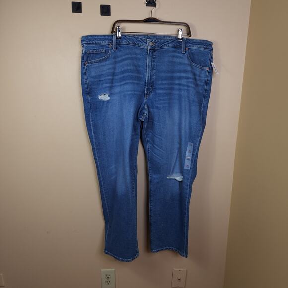 Old Navy High-Waisted OG Loose Distressed Jeans Size 26 - Picture 1 of 12